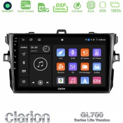 Clarion GL700 Lite Series 8Core Android ClarionOS 6+128GB Toyota Corolla 2007-2012 Navigation Multimedia Tablet 9" Με Carplay & Android Auto Clarion GL700 Lite Series 8Core Android ClarionOS 6+128GB Toyota Corolla 2007-2012 Navigation Multimedia Tablet 9" Με Carplay & Android Auto