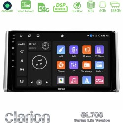 Clarion GL700 Lite Series 8Core Android ClarionOS 6+128GB Toyota RAV4 2019-2023 Navigation Multimedia Tablet 10" Με Carplay & Android Auto Clarion GL700 Lite Series 8Core Android ClarionOS 6+128GB Toyota RAV4 2019-2023 Navigation Multimedia Tablet 10" Με Carplay & Android Auto