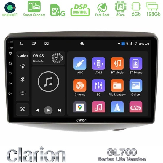 Clarion GL700 Lite Series 8Core Android ClarionOS 6+128GB Toyota Yaris 1999 - 2006 Navigation Multimedia Tablet 9" Με Carplay & Android Auto Clarion GL700 Lite Series 8Core Android ClarionOS 6+128GB Toyota Yaris 1999 - 2006 Navigation Multimedia Tablet 9" Με Carplay & Android Auto