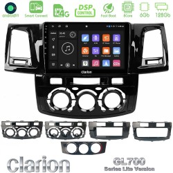 Clarion GL700 Lite Series 8Core Android ClarionOS 6+128GB Toyota Hilux 2007-2016 Navigation Multimedia Tablet 9" Με Carplay & Android Auto Clarion GL700 Lite Series 8Core Android ClarionOS 6+128GB Toyota Hilux 2007-2016 Navigation Multimedia Tablet 9" Με Carplay & Android Auto