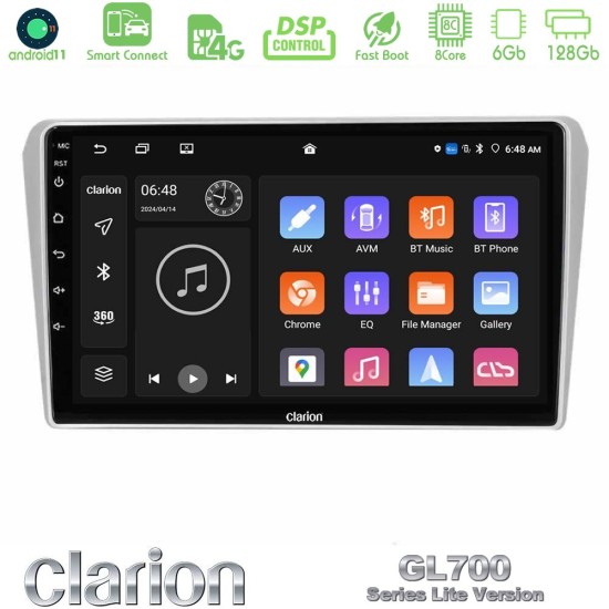 Clarion GL700 Lite Series 8Core Android ClarionOS 6+128GB Toyota Avensis T25 02/2003–2008 Navigation Multimedia Tablet 9" Με Carplay & Android Auto Clarion GL700 Lite Series 8Core Android ClarionOS 6+128GB Toyota Avensis T25 02/2003–2008 Navigation Multimedia Tablet 9" Με Carplay & Android Auto