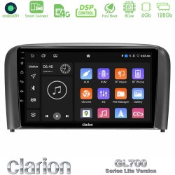 Clarion GL700 Lite Series 8Core Android ClarionOS 6+128GB Volvo S80 1998-2006 Navigation Multimedia Tablet 9" Με Carplay & Android Auto