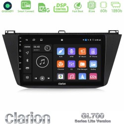 Clarion GL700 Lite Series Vw Tiguan 2016-2022 8Core Android ClarionOS 6+128GB Navigation Multimedia Tablet 10" Με Carplay & Android Auto Clarion GL700 Lite Series Vw Tiguan 2016-2022 8Core Android ClarionOS 6+128GB Navigation Multimedia Tablet 10" Με Carplay & Android Auto
