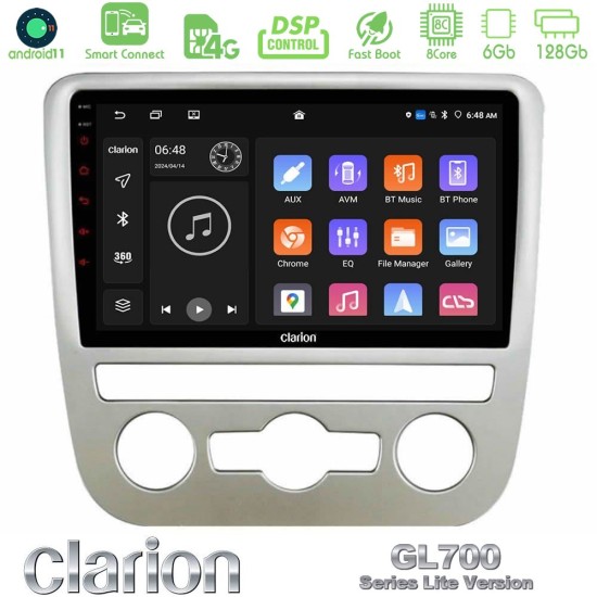 Clarion GL700 Lite Series 8Core Android ClarionOS 6+128GB VW Scirocco 2008 – 2014 Navigation Multimedia Tablet 9" Με Carplay & Android Auto