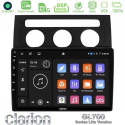 Clarion GL700 Lite Series 8Core Android ClarionOS 6+128GB VW Touran 2003-2011 Navigation Multimedia Tablet 10" Με Carplay & Android Auto