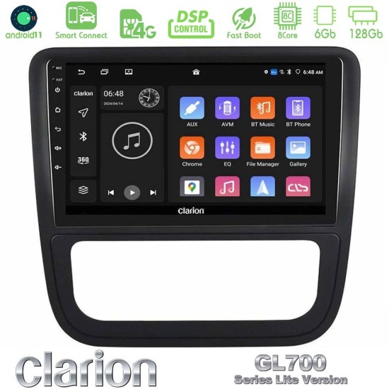 Clarion GL700 Lite Series 8Core Android ClarionOS 6+128GB VW Scirocco 2008-2014 Navigation Multimedia Tablet 9" Με Carplay & Android Auto