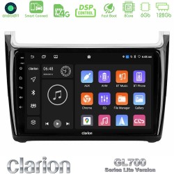 Clarion GL700 Lite Series 8Core Android ClarionOS 6+128GB Vw Polo 2014-2017 Navigation Multimedia Tablet 9" Με Carplay & Android Auto