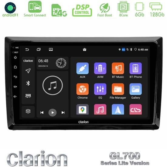 Clarion GL700 Lite Series 8Core Android ClarionOS 6+128GB VW Beetle Navigation Multimedia Tablet 9" Με Carplay & Android Auto
