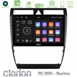 Clarion GL300 Series 4Core Android ClarionOS 2+32GB Audi A6 (C5) 1997-2004 Navigation Multimedia Tablet 9" Με Carplay & Android Auto