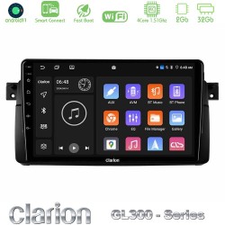 Clarion GL300 Series 4Core Android ClarionOS 2+32GB BMW E46 Navigation Multimedia Tablet 9" Με Carplay & Android Auto