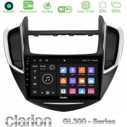 Clarion GL300 Series 4Core Android ClarionOS 2+32GB Chevrolet Trax 2013-2020 Navigation Multimedia Tablet 9" Με Carplay & Android Auto