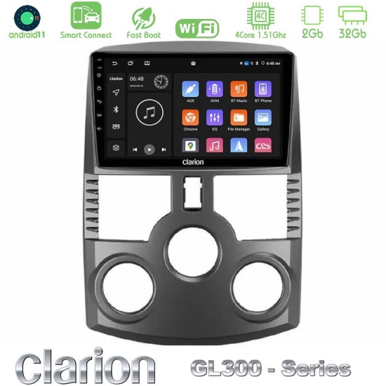 Clarion GL300 Series 4Core Android ClarionOS 2+32GB Daihatsu Terios Navigation Multimedia Tablet 9" Με Carplay & Android Auto