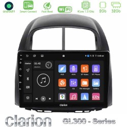 Clarion GL300 Series 4Core Android ClarionOS 2+32GB Daihatsu Sirion/Subaru Justy Navigation Multimedia Tablet 10" Με Carplay & Android Auto