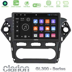 Clarion GL300 Series 4Core Android ClarionOS 2+32GB Ford Mondeo 2011-2014 Navigation Multimedia Tablet 10" Με Carplay & Android Auto