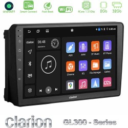Clarion GL300 Series 4Core Android ClarionOS 2+32GB Ford 2007-> Navigation Multimedia Tablet 9" Με Carplay & Android Auto
