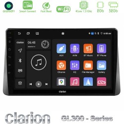 Clarion GL300 Series 4Core Android ClarionOS 2+32GB Ford Focus 2019-> Navigation Multimedia Tablet 9" Με Carplay & Android Auto