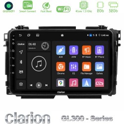Clarion GL300 Series 4Core Android ClarionOS 2+32GB Honda HR-V Navigation Multimedia Tablet 9" Με Carplay & Android Auto