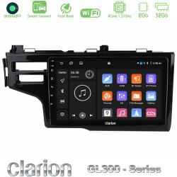 Clarion GL300 Series 4Core Android ClarionOS 2+32GB Honda Jazz 2013-2020 Navigation Multimedia Tablet 9" Με Carplay & Android Auto