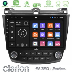 Clarion GL300 Series 4Core Android ClarionOS 2+32GB Honda Accord 2002-2008 Navigation Multimedia Tablet 10" Με Carplay & Android Auto