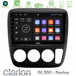 Clarion GL300 Series 4Core Android ClarionOS 2+32GB Honda CRV 1997-2001 Navigation Multimedia Tablet 9" Με Carplay & Android Auto