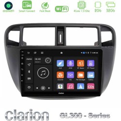 Clarion GL300 Series 4Core Android ClarionOS 2+32GB Honda Civic 1995-2001 Navigation Multimedia Tablet 9" Με Carplay & Android Auto