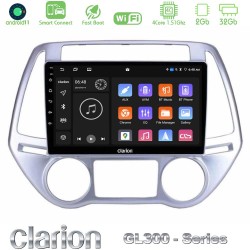 Clarion GL300 Series 4Core Android ClarionOS 2+32GB Hyundai i20 2012-2014 Navigation Multimedia Tablet 9" Με Carplay & Android Auto