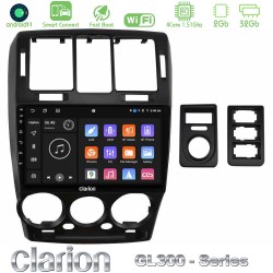 Clarion GL300 Series 4Core Android ClarionOS 2+32GB Hyundai Getz 2002-2009 Navigation Multimedia Tablet 9" Με Carplay & Android Auto