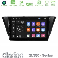 Clarion GL300 Series 4Core Android ClarionOS 2+32GB Iveco Daily 2014-2025 Navigation Multimedia Tablet 9" Με Carplay & Android Auto