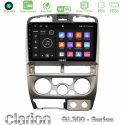 Clarion GL300 Series 4Core Android ClarionOS 2+32GB Isuzu D-Max 2004-2006 Navigation Multimedia Tablet 9" Με Carplay & Android Auto
