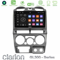 Clarion GL300 Series 4Core Android ClarionOS 2+32GB Isuzu D-Max 2007-2011 Navigation Multimedia Tablet 9" Με Carplay & Android Auto