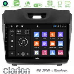 Clarion GL300 Series 4Core Android ClarionOS 2+32GB Isuzu D-MAX 2012-2019 Navigation Multimedia Tablet 9" Με Carplay & Android Auto