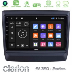 Clarion GL300 Series 4Core Android ClarionOS 2+32GB Isuzu D-MAX 2020-2023 Navigation Multimedia Tablet 9" Με Carplay & Android Auto