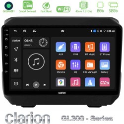 Clarion GL300 Series 4Core Android ClarionOS 2+32GB Jeep Wrangler 2018-> Navigation Multimedia Tablet 9" Με Carplay & Android Auto