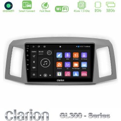 Clarion GL300 Series 4Core Android ClarionOS 2+32GB Jeep Grand Cherokee 2005-2007 Navigation Multimedia Tablet 10" Με Carplay & Android Auto