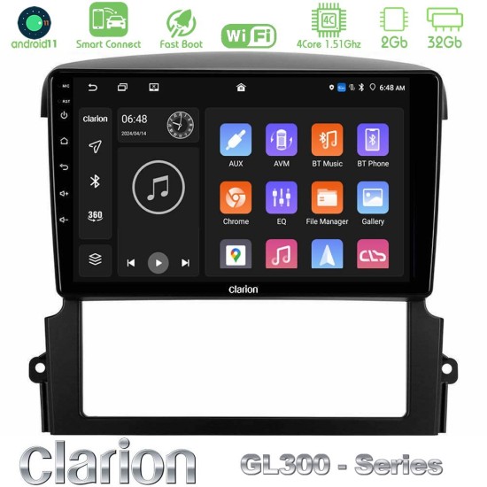 Clarion GL300 Series 4Core Android ClarionOS 2+32GB Kia Sorento Navigation Multimedia Tablet 9" Με Carplay & Android Auto