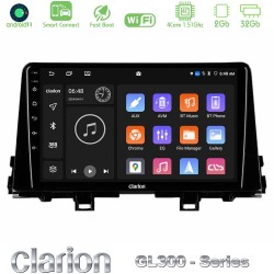 Clarion GL300 Series 4Core Android ClarionOS 2+32GB Kia Picanto 2017-2021 Navigation Multimedia Tablet 9" Με Carplay & Android Auto
