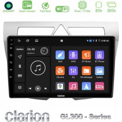 Clarion GL300 Series 4Core Android ClarionOS 2+32GB Kia Picanto Navigation Multimedia Tablet 9" Με Carplay & Android Auto