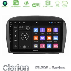 Clarion GL300 Series 4Core Android ClarionOS 2+32GB Mercedes SL Class 2005-2011 Navigation Multimedia Tablet 9" Με Carplay & Android Auto