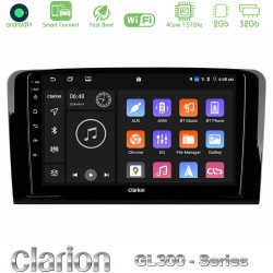 Clarion GL300 Series 4Core Android ClarionOS 2+32GB Mercedes ML/GL Class Navigation Multimedia Tablet 9" Με Carplay & Android Auto