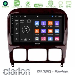 Clarion GL300 Series 4Core Android ClarionOS 2+32GB Mercedes S Class 1999-2004 (W220) Navigation Multimedia Tablet 9" Με Carplay & Android Auto