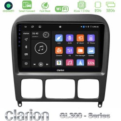 Clarion GL300 Series 4Core Android ClarionOS 2+32GB Mercedes S Class 1999-2004 (W220) Navigation Multimedia Tablet 9" Με Carplay & Android Auto