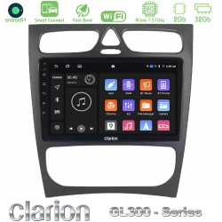 Clarion GL300 Series 4Core Android ClarionOS 2+32GB Mercedes C Class (W203) Navigation Multimedia Tablet 9" Με Carplay & Android Auto