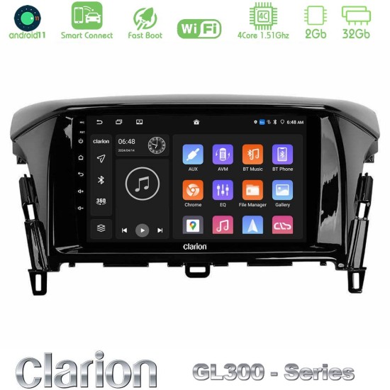 Clarion GL300 Series 4Core Android ClarionOS 2+32GB Mitsubishi Eclipse Cross Navigation Multimedia Tablet 9" Με Carplay & Android Auto