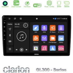 Clarion GL300 Series 4Core Android ClarionOS 2+32GB Mitsubishi Outlander 2002 – 2007 Navigation Multimedia Tablet 10" Με Carplay & Android Auto