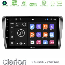 Clarion GL300 Series 4Core Android ClarionOS 2+32GB Mazda 3 2004-2009 Navigation Multimedia Tablet 9" Με Carplay & Android Auto