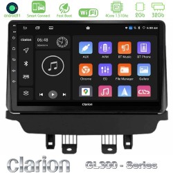 Clarion GL300 Series 4Core Android ClarionOS 2+32GB Mazda 2 2014-2021 Navigation Multimedia Tablet 9" Με Carplay & Android Auto