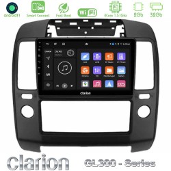 Clarion GL300 Series 4Core Android ClarionOS 2+32GB Nissan Navara Navigation Multimedia Tablet 9" Με Carplay & Android Auto