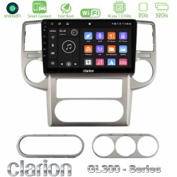 Clarion GL300 Series 4Core Android ClarionOS 2+32GB Nissan X-Trail 2003-2007 Navigation Multimedia Tablet 10" Με Carplay & Android Auto