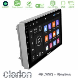 Clarion GL300 Series 4Core Android ClarionOS 2+32GB Opel Astra/Corsa/Antara/Zafira Navigation Multimedia Tablet 9" Με Carplay & Android Auto