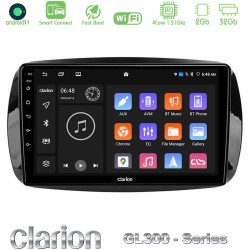 Clarion GL300 Series 4Core Android ClarionOS 2+32GB Smart 453 Navigation Multimedia Tablet 9" Με Carplay & Android Auto